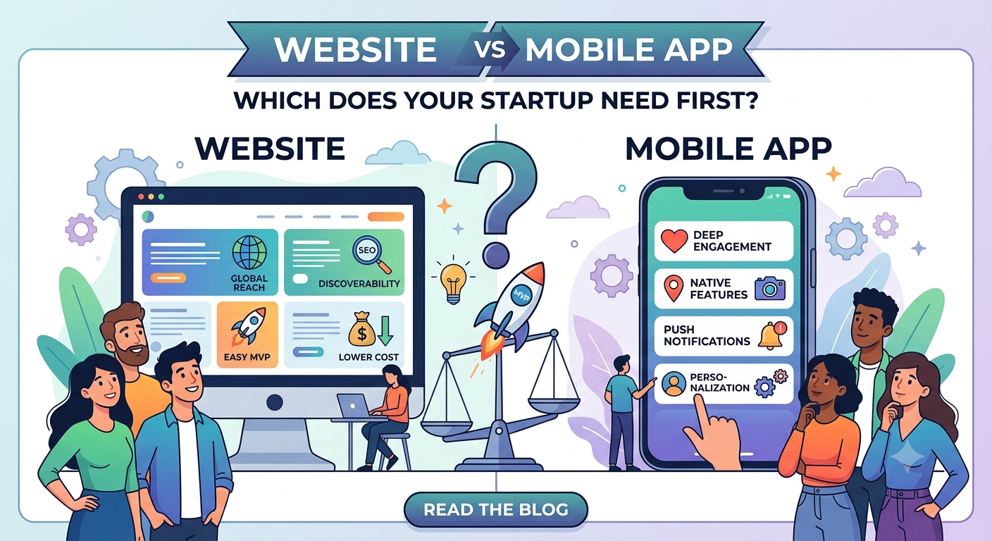 Website vs Mobile App: Which Does Your Startup Need First?